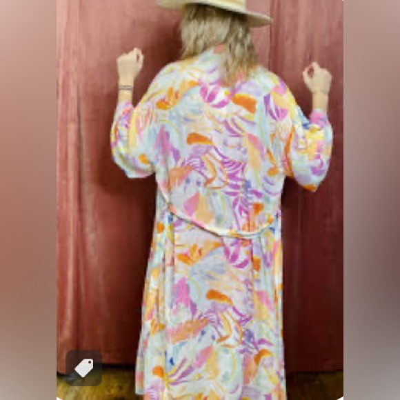 BED TO BEACH PALM KIMONO Z SUPPLY - Picture 5 of 5